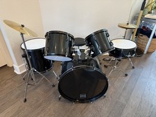 BCP SKY1263 5-Piece Full Size Beginner Drum Set Black Pickup Only In Cypress TX picture