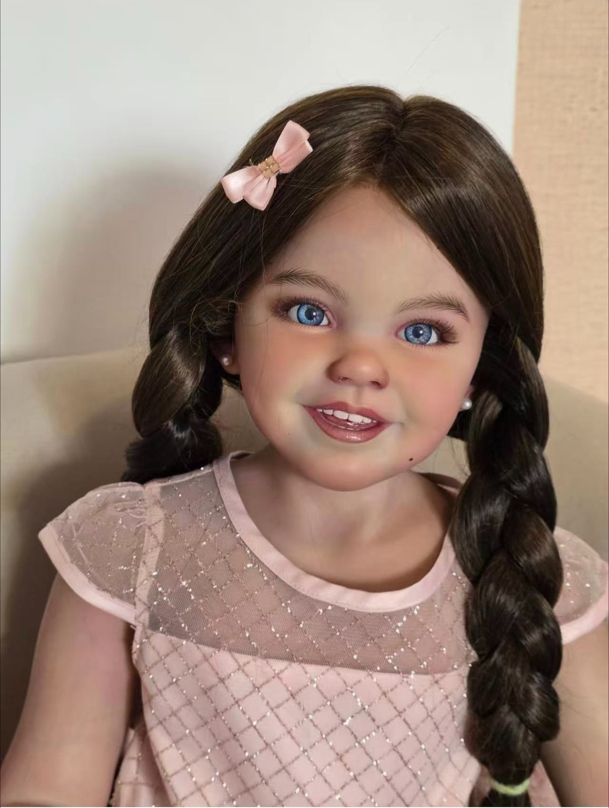 40inch Realistic Reborn Baby Doll Soft Vinyl Artist Painted Collect Toddler Girl 40inch Realistic Reborn Baby Doll Soft Vinyl Artist Painted Collect Toddler Girl