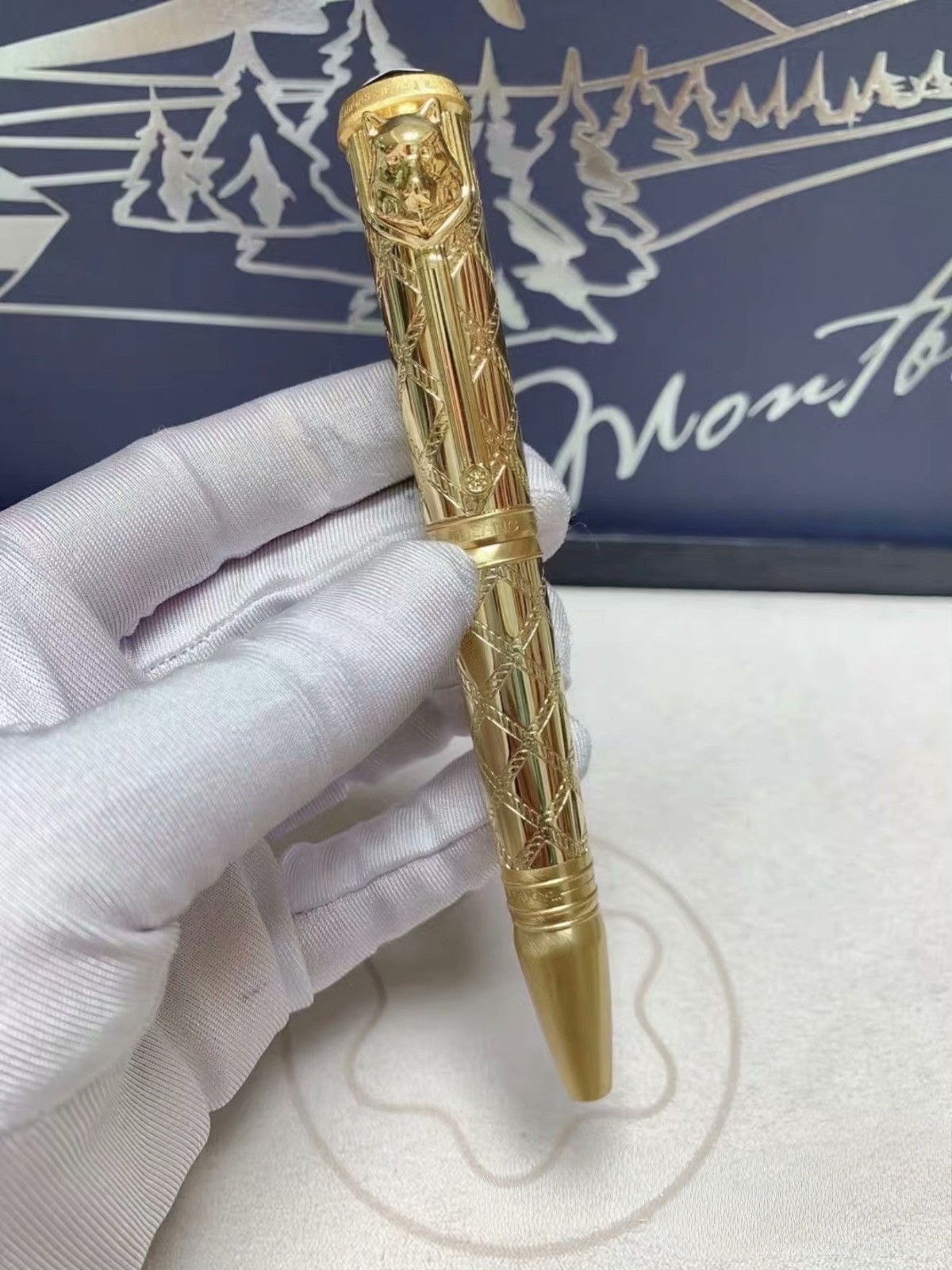 NEW Mont.blanc Writer Edition Homage to Rudyard Kipling Ballpoint Pen Black Ink