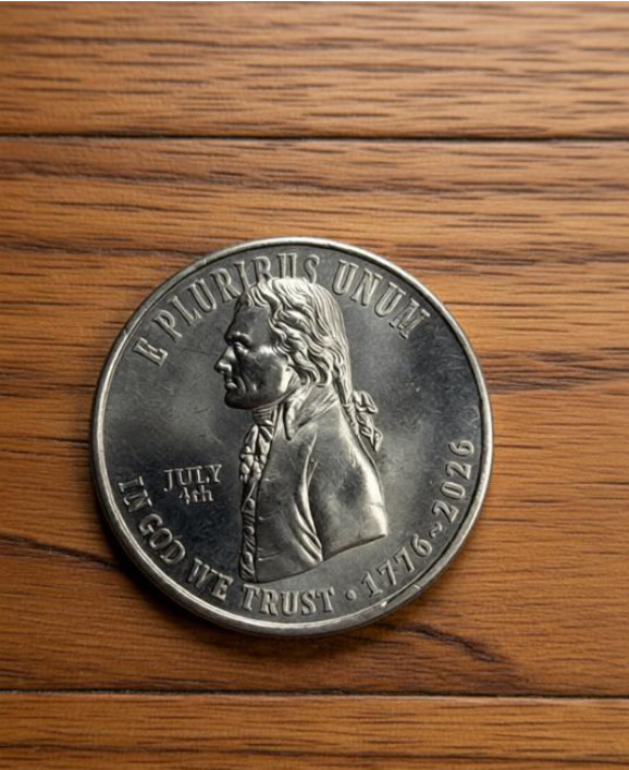 2026 "JULY 4th" Privy Mark Declaration of Independence Quarter