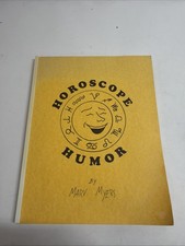 **Vintage Horoscope Humor Marv Myers Astrology Book picture