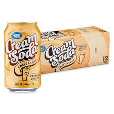 Great Value Cream Soda Pop, 12 fl oz, 12 Pack Cans picture