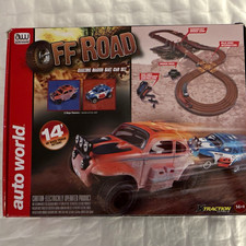 Auto World X-Traction Off Road Electric Racing Slot Car Set HO Scale 2023 picture