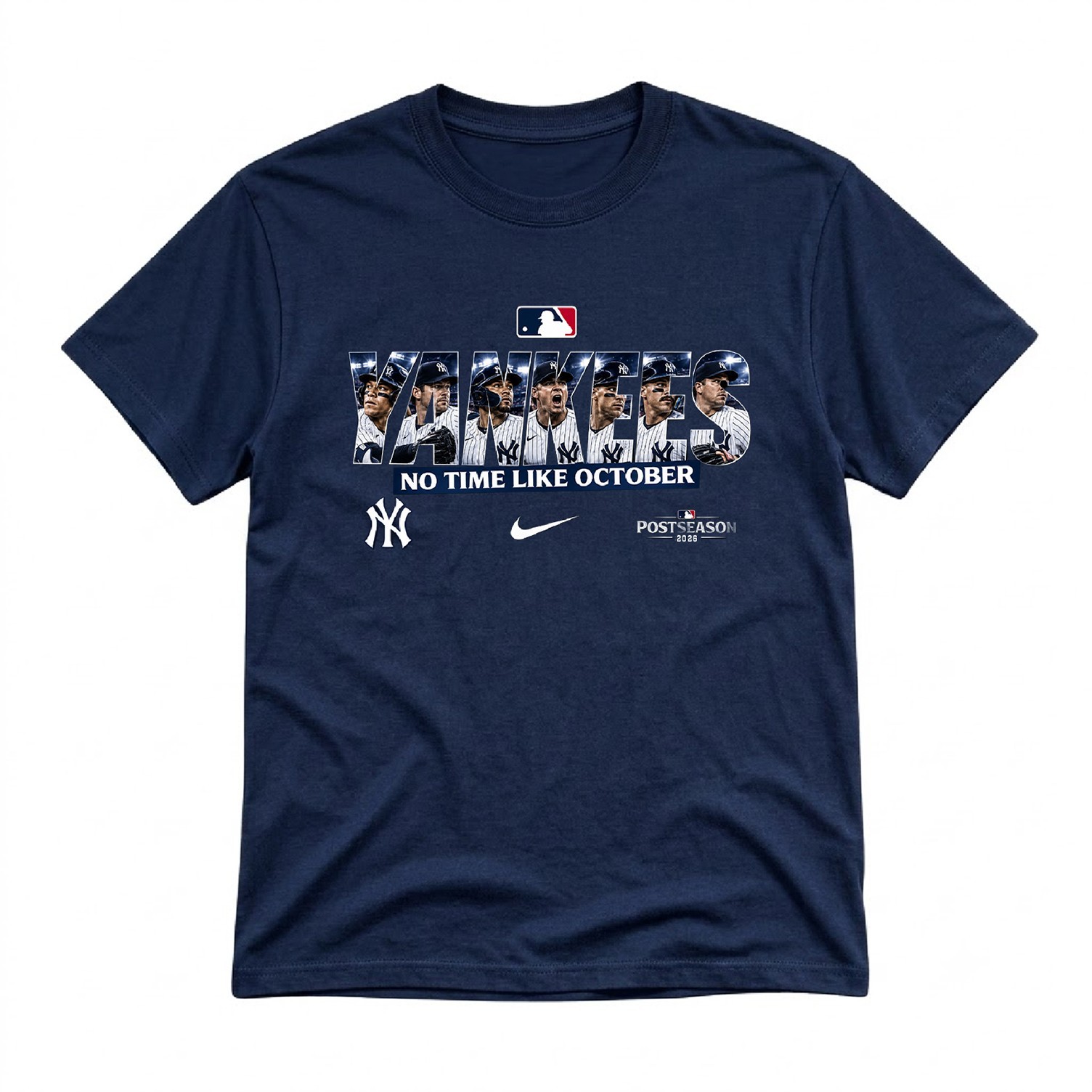 Men's New York Yankees 2026 Postseason Clinched Tshirt - Custom Tshirt Men's New York Yankees 2026 Postseason Clinched Tshirt - Custom Tshirt