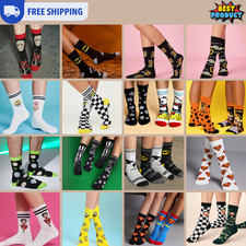 Halloween Socks Cartoon & TV Characters Novelty Mid-Calf Socks For Kids Women US picture
