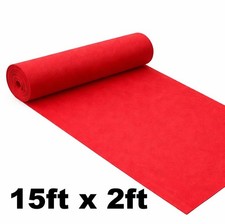 15ft Red Carpet VIP Party Floor Runner Prom Birthday Photo Prop Decoration Idea picture