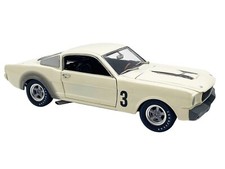 1965 SHELBY GT350R PROTOTYPE #3 WHITE 1/18 DIECAST MODEL CAR BY ACME A1801878 picture