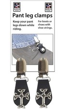 Warhawk Heavy Duty CELTIC CROSS Boot Clip Pant Leg Clamp for Bikers, USA 122-9 picture