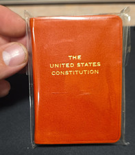 Mini United States Constitution Pocket Book Gold Gilt Edges Sealed picture
