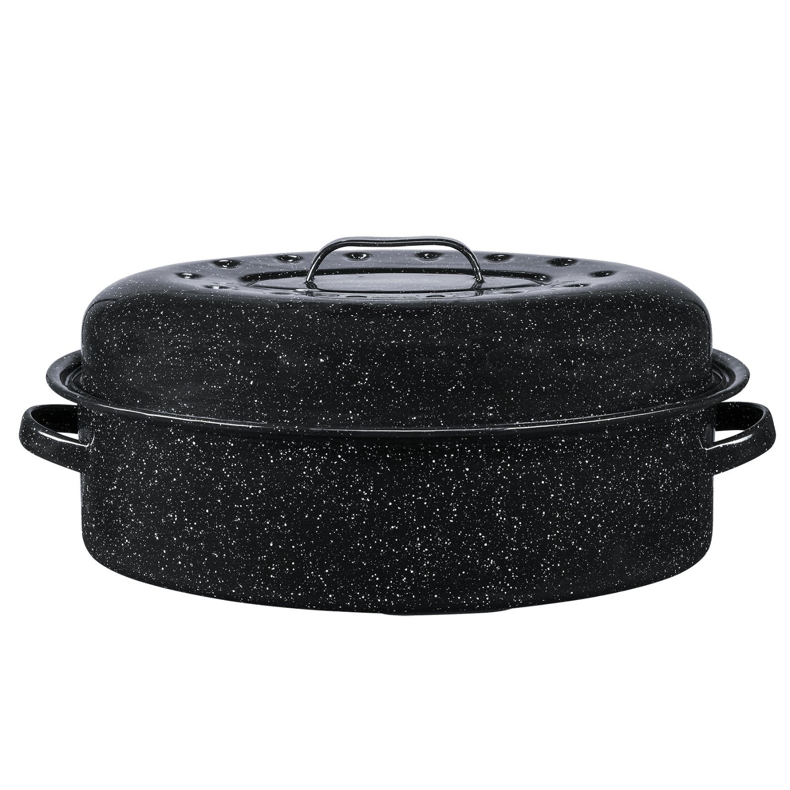 18" Covered Oval Roaster 15 Pound Capacity, Roasting Pan 18" Covered Oval Roaster 15 Pound Capacity, Roasting Pan