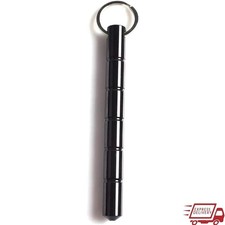 Aluminum Self Defense Keychain Solid Kubotan Compact Safety Accessory Women New picture