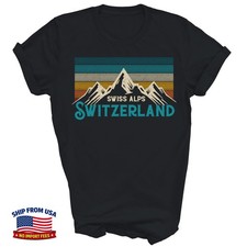 Swiss Alps Switzerland Mountains Souvenir Unisex T-Shirt picture
