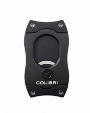 Colibri Black Cigar Cutter Straight Cut for Cigars Premium Quality Accessory picture