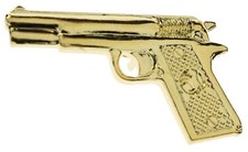 Miniature Replica M1911 .45 Caliber Pistol Hat or Lapel Pin EE14778 F5D8Y picture