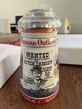 Anheuser-Busch Budweiser Famous Outlaws Butch Cassidy Stein CS522 c.2003 picture