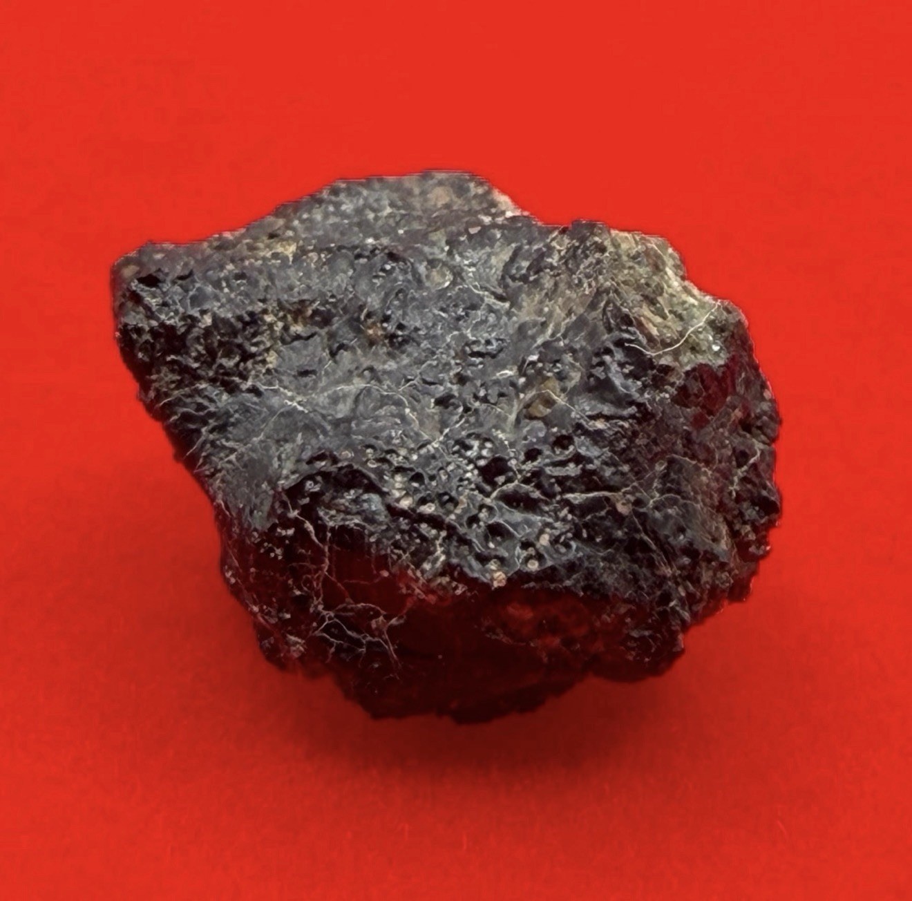 Hassai Missaoud 001 Martian Nakhlite Meteorite, Fusion Crust, Mars Rock-1.20g