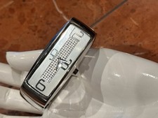 DOLCE & GABBANA INTELLIGENCE TIME STAINLESS STEEL BANGLE WATCH DW0233 WORKS EUC picture