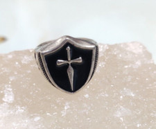 Occltt Rapid Money Luck Attracting Stone Ring 7777 Wealth Lottery Success NR | M picture