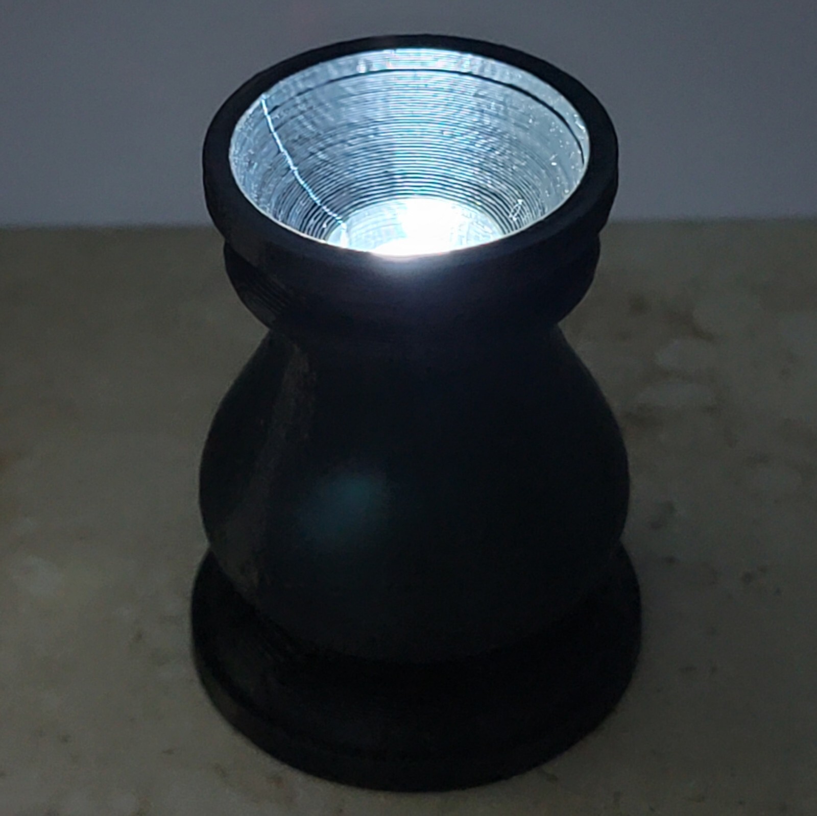 Black LED Marble Display For Up To 1.5"- 2" Marbles - Lot #5156 Black LED Marble Display For Up To 1.5"- 2" Marbles - Lot #5156