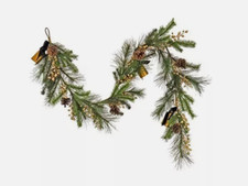 HGTV Home Collection Unlit Artificial Christmas Garland Mixed Branch Tips 108Inc picture