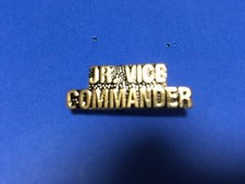 US VETERANS ORGANIZATIONS JR, VICE COMMANDER TEXT PIN picture