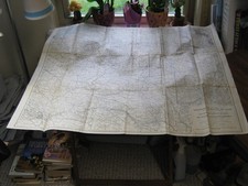 ANTIQUE MAP OF THE WESTERN THEATRE OF WAR May 1918 National Geographic FRANCE picture
