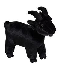 New Black Goat Plush Toy 12" Stuffed Animal Toddler Doll Gift for Kids picture