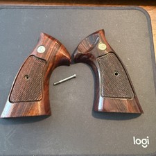 Smith and Wesson Grips Square Butt Circa 1990 S&W Stocks with Screw K/L Frame. picture