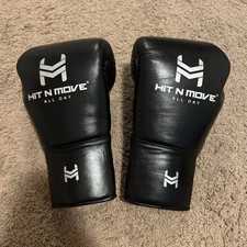 HIT N MOVE All Day Boxing Gloves - Black Pair picture