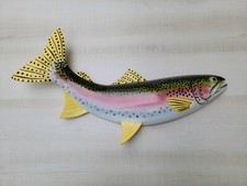 Rainbow Trout Fish wall replica decor 18" Lake House Lodge Fishing Theme picture