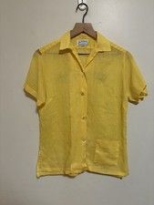Vintage 1960’s Chain Stitch Household Of Ruth Hilton Bowling Shirt Size Medium picture