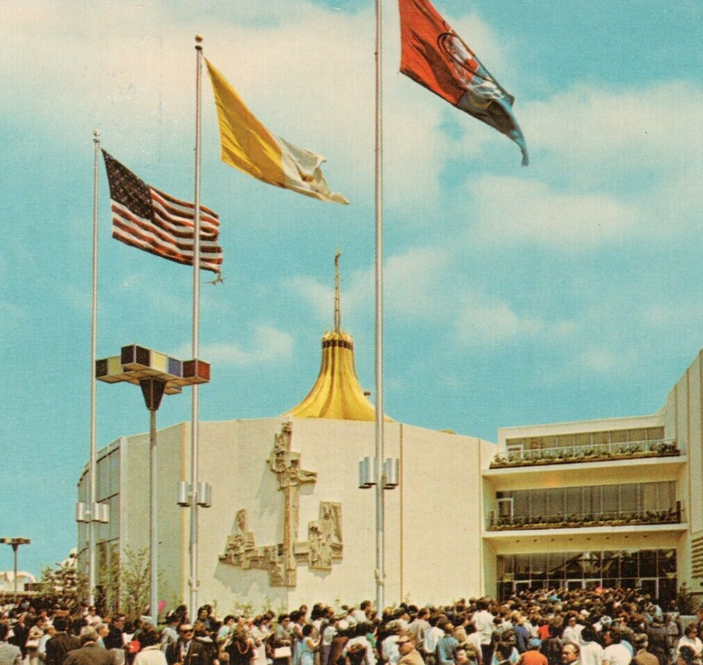 Vatican Pavilion, 1964/5 World's Fair, Flushing Meadows–Corona Park, NY Postcard Vatican Pavilion, 1964/5 World's Fair, Flushing Meadows–Corona Park, NY Postcard