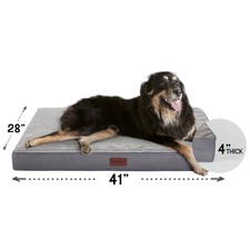 41 in Gray Orthopedic Dog Bed for Large Dogs with Non-Slip Bottom, Waterproof picture