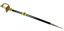Vintage U.S. NAVY Presentation Sword With Scabbard ID'd Named Naval Officer picture