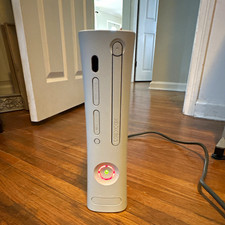 BROKEN FOR PARTS Microsoft Xbox 360 Console 60GB White 1080p NTSC-U/C AV picture