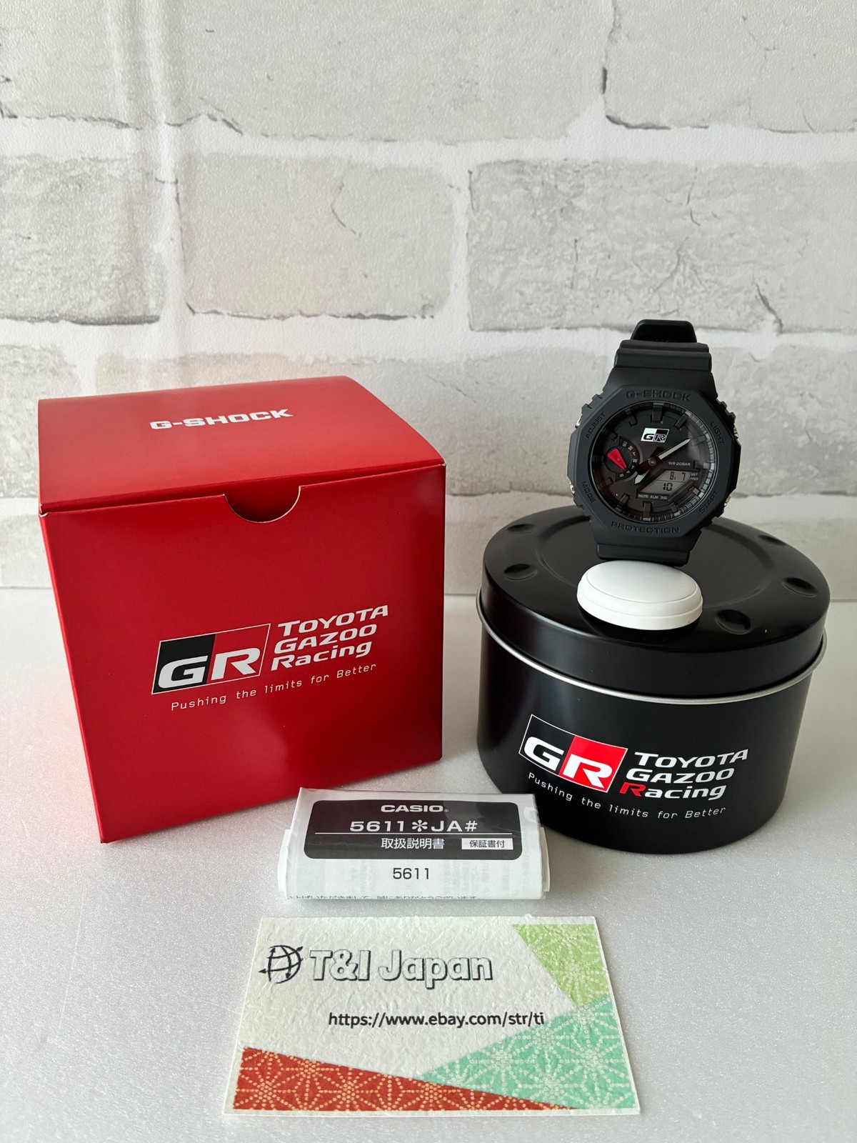 Casio G-SHOCK GA-2100TGR-1AJR Toyota Gazoo Racing GR collection FORUM8 Limited Casio G-SHOCK GA-2100TGR-1AJR Toyota Gazoo Racing GR collection FORUM8 Limited