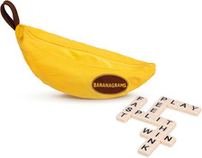 Classic Word Game, 144 Tiles in Banana Pouch, Travel Game picture