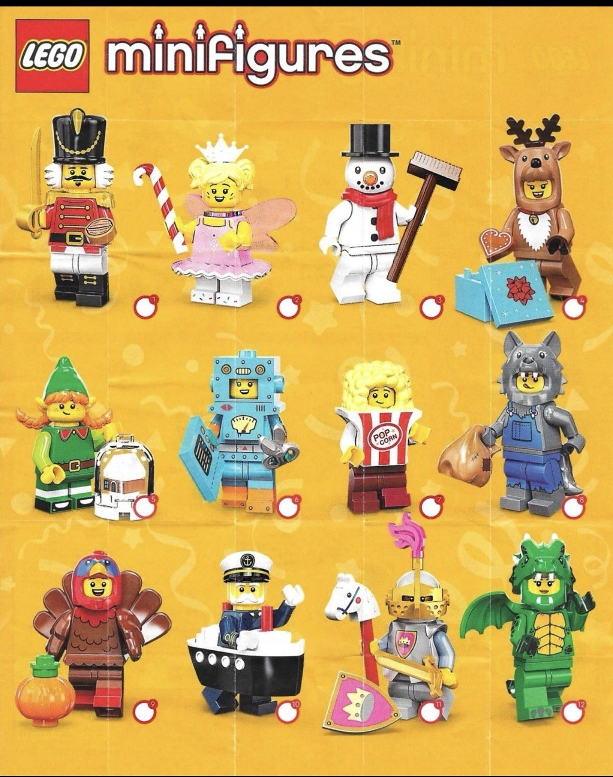 LEGO Series 23 Collectible Minifigures Complete Set of 12 - 71034 (SEALED)