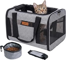 Pet Carrier Bag Travel Case Airline Approved Soft Sided Comfort Bag for Cat Dog picture