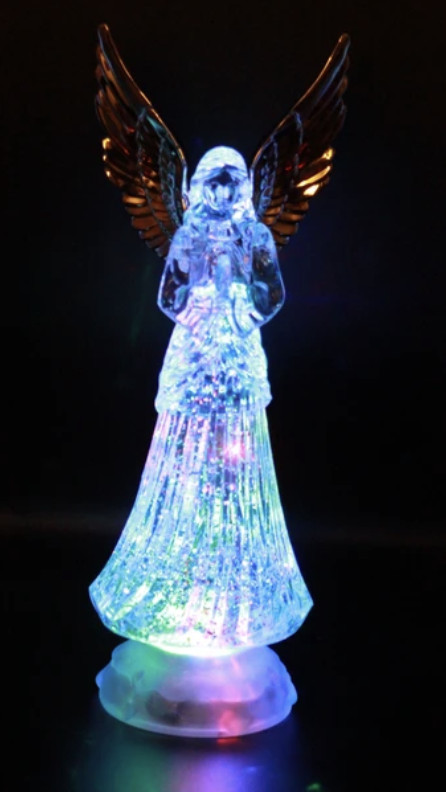 LED LIGHT-UP PRAYING ANGEL FIGURINE ANGELS CHERUBS FIGURINE STATUE LED LIGHT-UP PRAYING ANGEL FIGURINE ANGELS CHERUBS FIGURINE STATUE