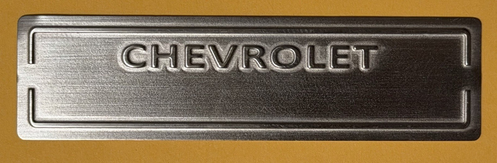CHEVY CHEVROLET DOOR DASH TAG DATA SERIAL NUMBER PLATE **BLANK** (Not Stamped) CHEVY CHEVROLET DOOR DASH TAG DATA SERIAL NUMBER PLATE **BLANK** (Not Stamped)