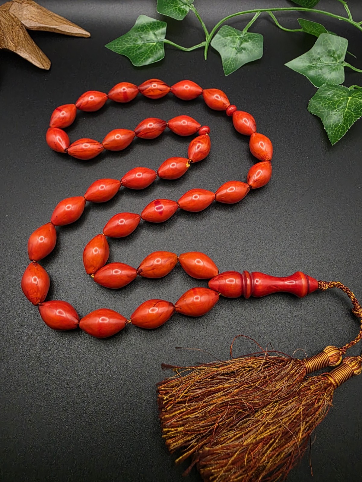 ANTIQUE FRENCH GALALITH Rosary Prayer 33 Beads مسباح مسبحة كلاليث فرنسي انتيك ANTIQUE FRENCH GALALITH Rosary Prayer 33 Beads مسباح مسبحة كلاليث فرنسي انتيك