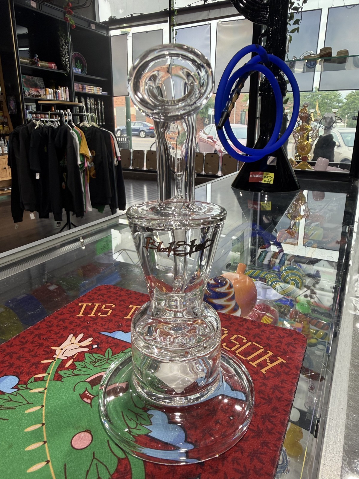 7.5" Black Sheep Water Pipe Single Perc with Vortex & 10mm Joint