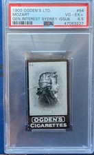 1900 Ogden's General Interest Sydney #64 Mozart PSA 4.5 pop 1 NONE Higher RARE picture