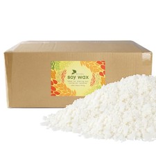WREXCS 20 lb White Soy Wax DIY Candle Making（Flakes and Soft）,No additives an... picture
