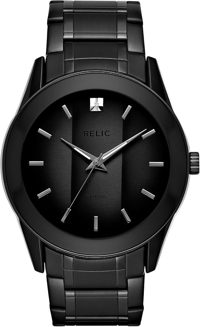 Relic  by Fossil Men's Rylan Black Analog Dial Quartz Watch Model ZR77271