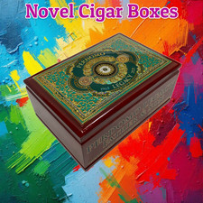 Perdomo Legacy Father & Son Figurado Empty Wooden Cigar Box 10.75x7.25x4.75 picture