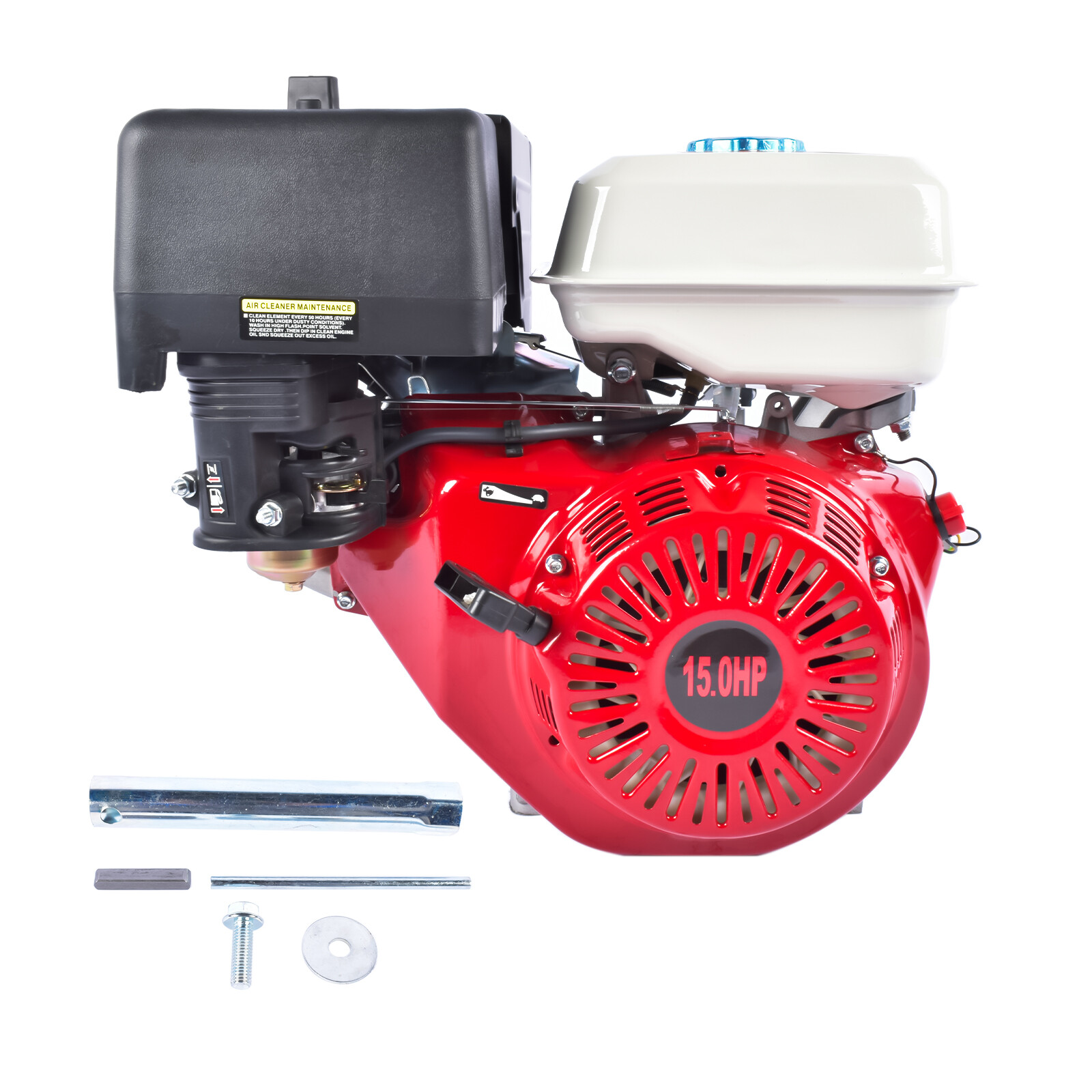 4-Stroke 15HP/13HP OHV Horizontal Shaft Gas Engine Recoil/Electric Start Go Kart 4-Stroke 15HP/13HP OHV Horizontal Shaft Gas Engine Recoil/Electric Start Go Kart