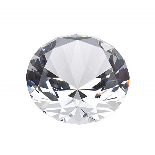 80mm/3'' Home Office Decor Wedding Decoration Glass Diamond Shaped Paperweight 80mm/3'' Home Office Decor Wedding Decoration Glass Diamond Shaped Paperweight