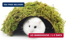Hamster Hideaway/Hideout,Mossy Cave Hide,Hamster House/Hides,Hamster Cage Access picture